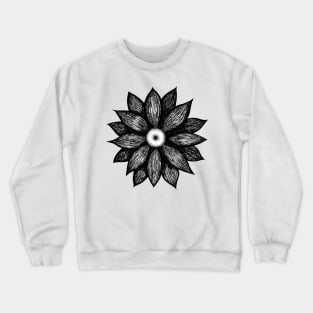 Hand drawn Sunflower Crewneck Sweatshirt